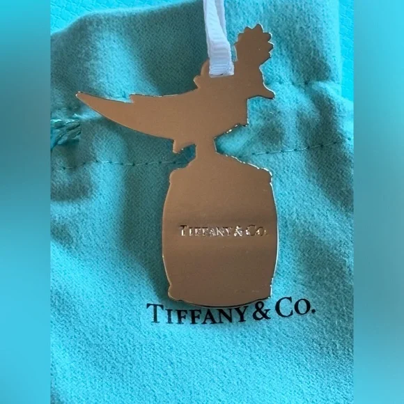 🩵Tiffany & Co Bird on a Rock Charm Ornament NEW MINT condition🩵 - Picture 4 of 5